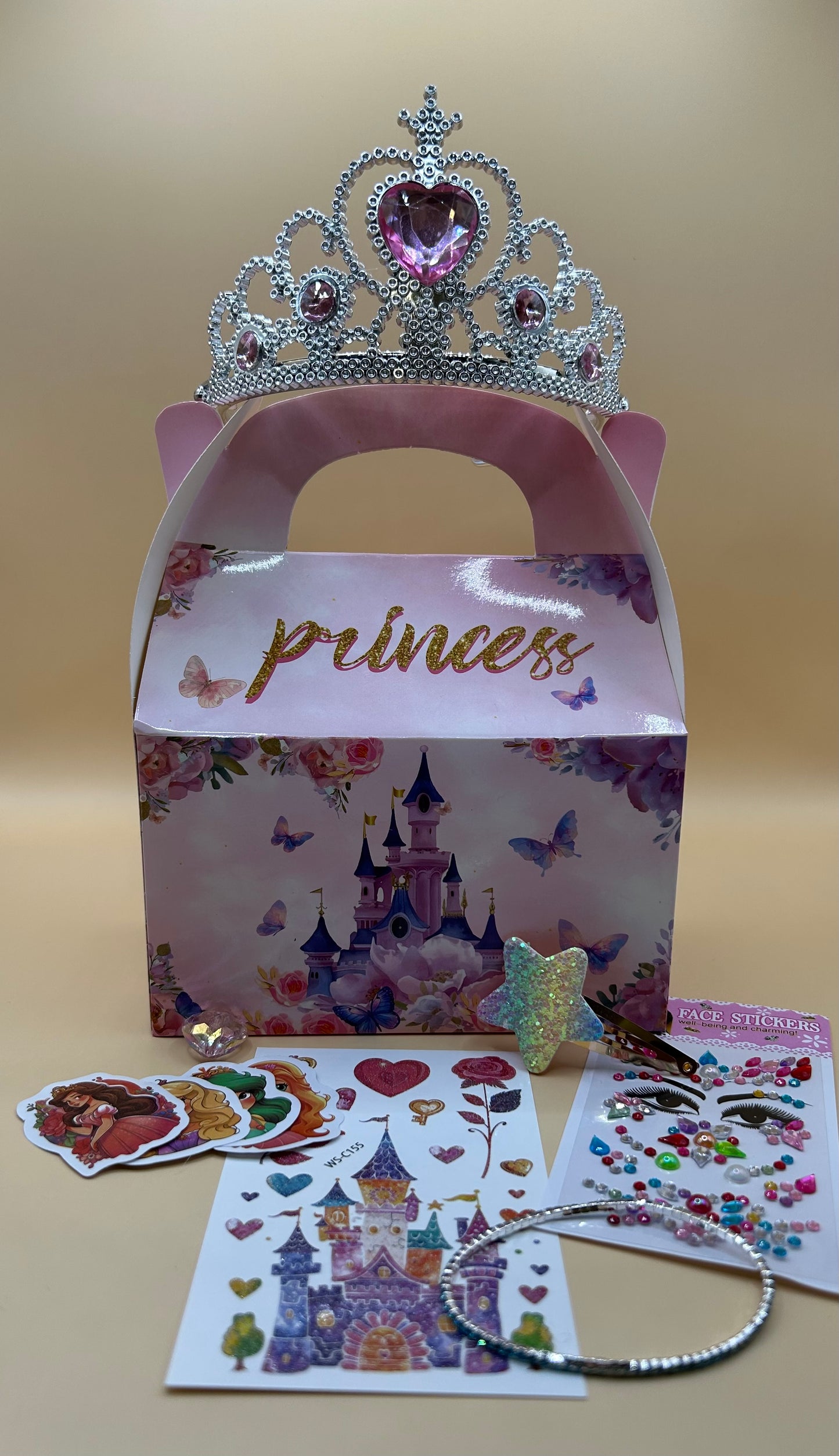 Prinzessinnen-Zauber Box – Set mit 6 Boxen für Kindergeburtstage
